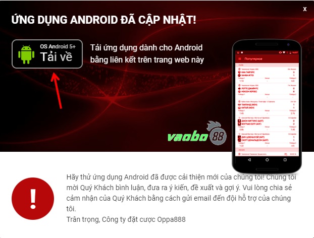 Tải ứng dụng oppa888 android