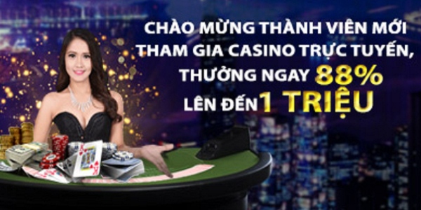 Khuyến mãi K8: Thưởng 68% cho người mới chơi Casino Live