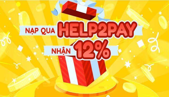 Khuyến mãi Letou – Thưởng lớn 12% nạp tiền bằng Help2Pay